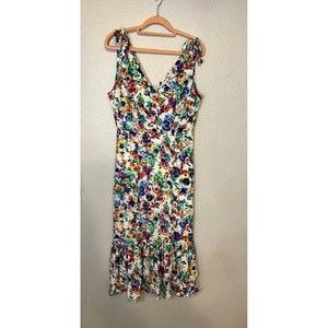 Dress Forum Floral Midi Dress - Multicolor